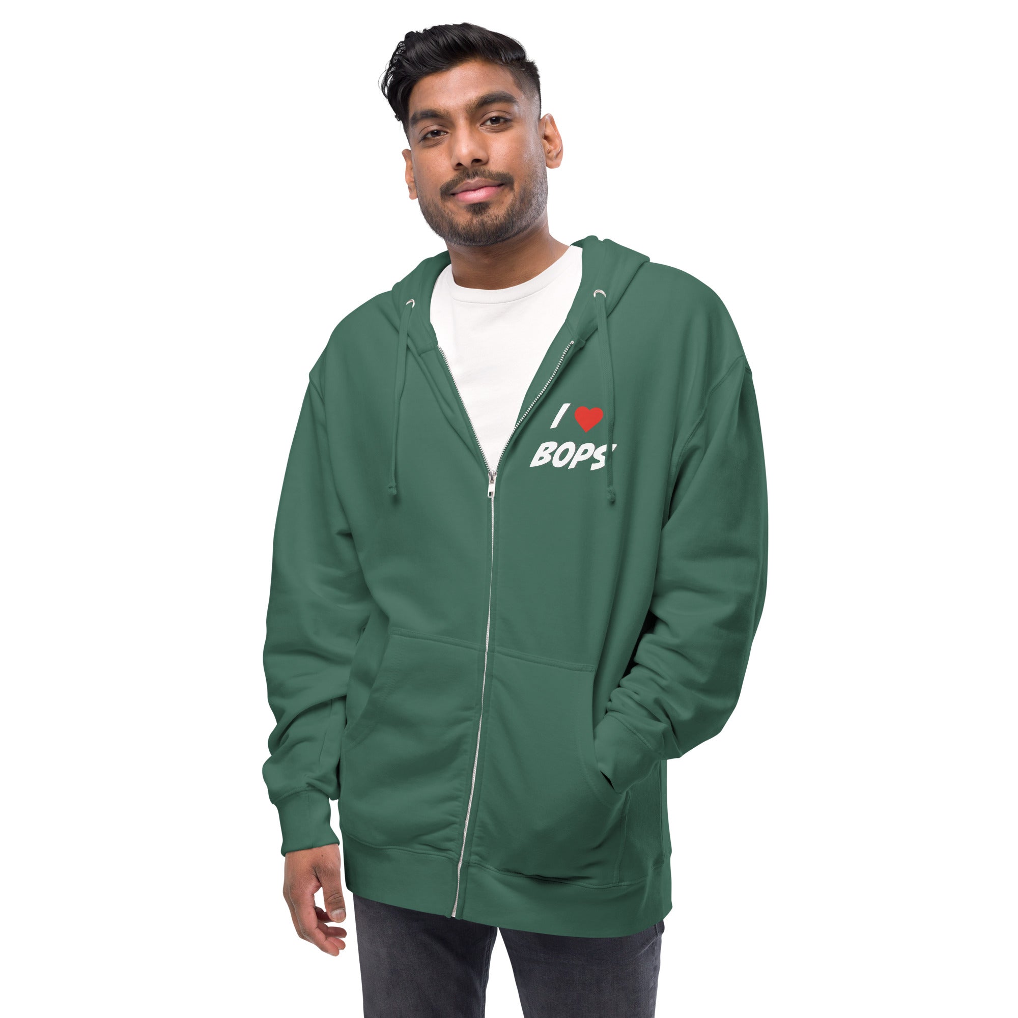 I ❤️ BOPS zip up hoodie – Loudegange