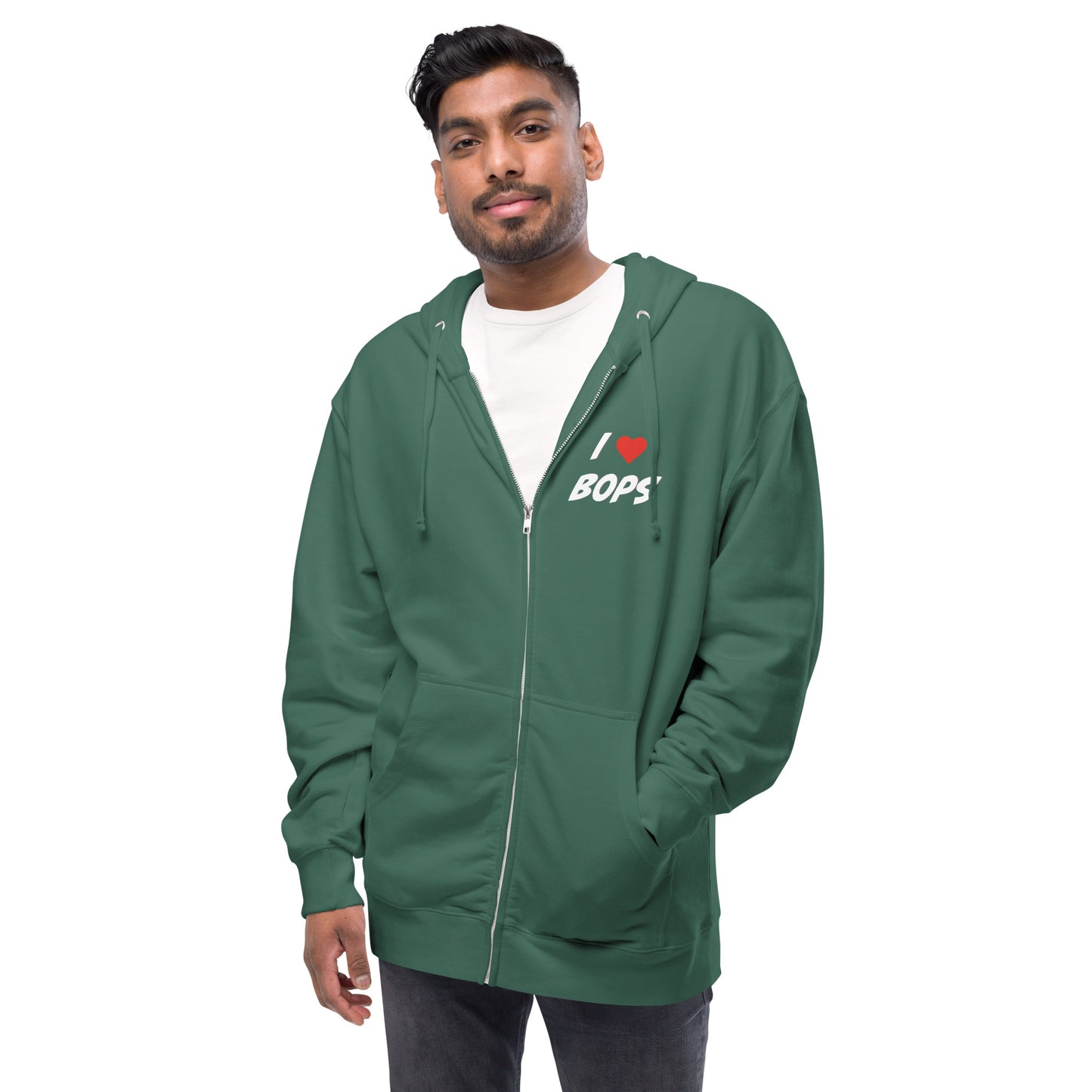 I ❤️ BOPS zip up hoodie