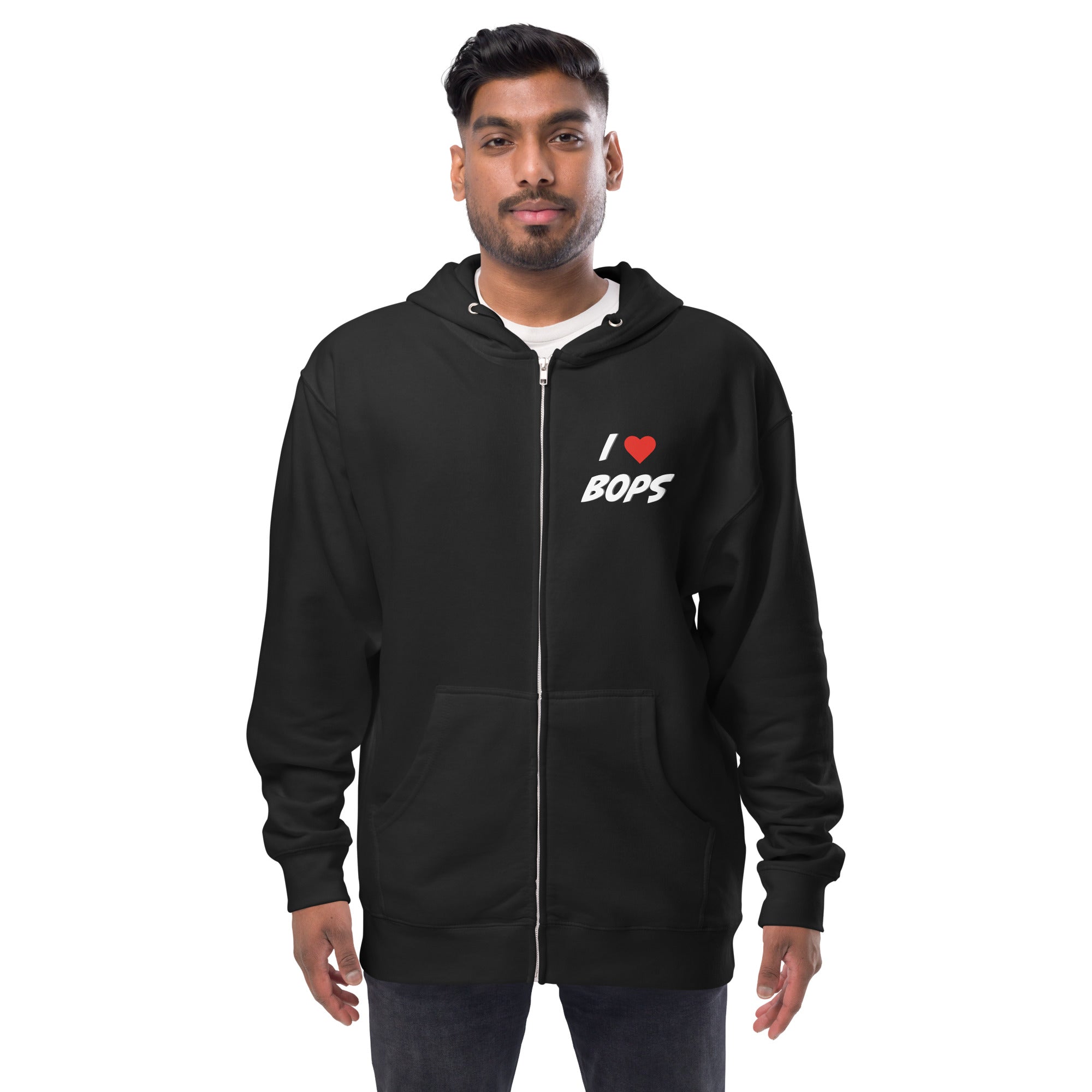 I ❤️ BOPS zip up hoodie – Loudegange