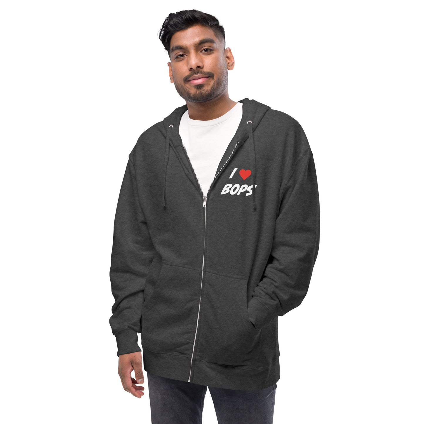 I ❤️ BOPS zip up hoodie