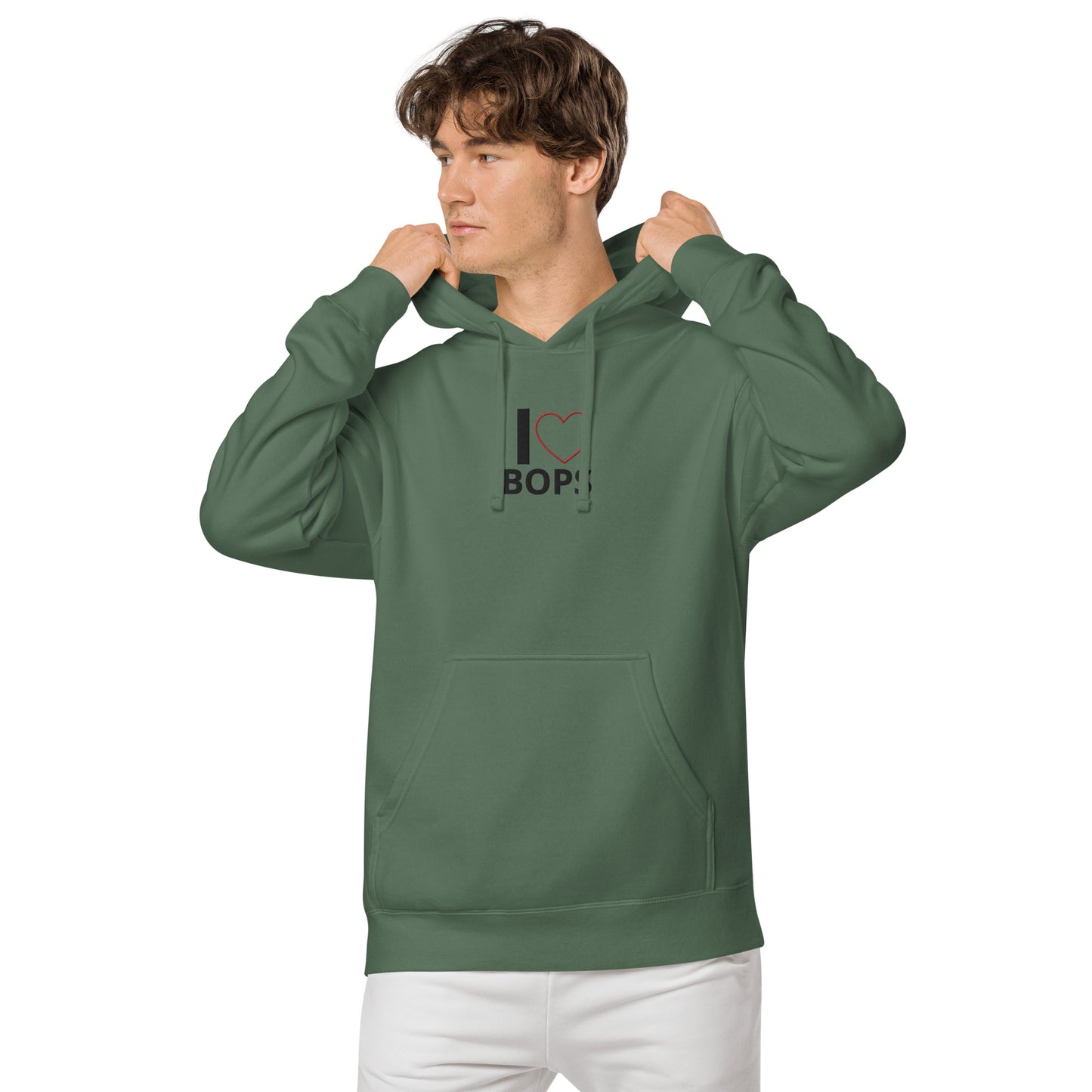 I ❤️ BOPS Embroidered Hoodie