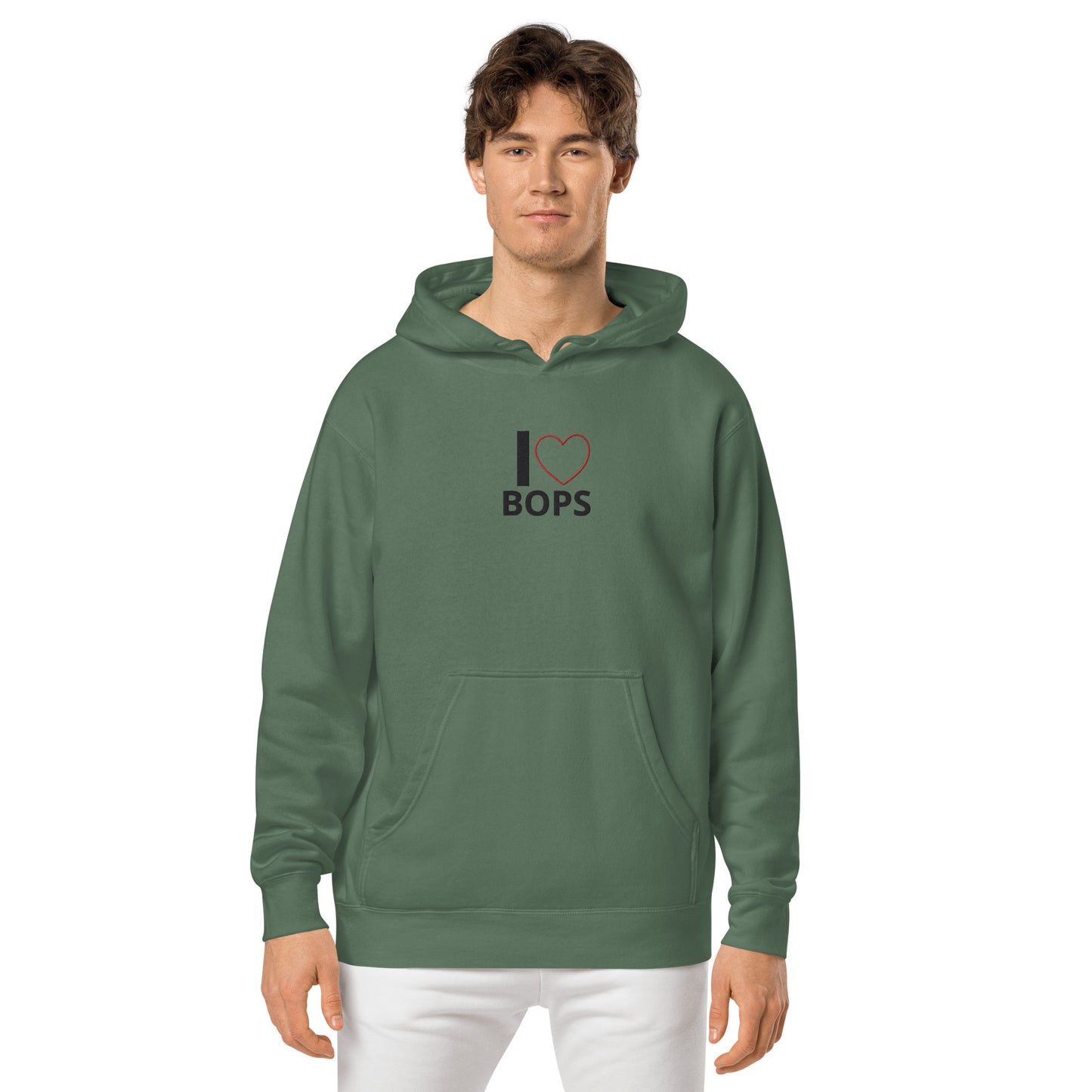 I ❤️ BOPS Embroidered Hoodie