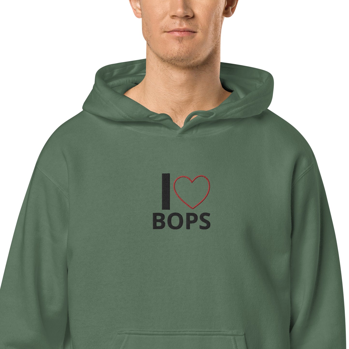 I ❤️ BOPS Embroidered Hoodie