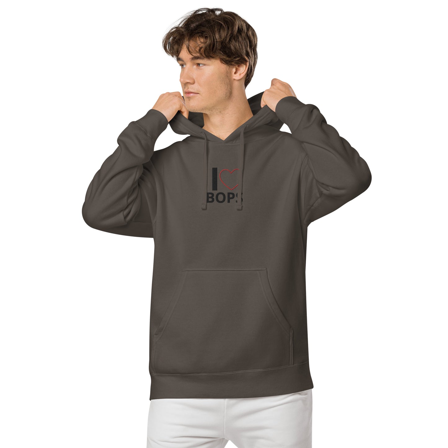 I ❤️ BOPS Embroidered Hoodie