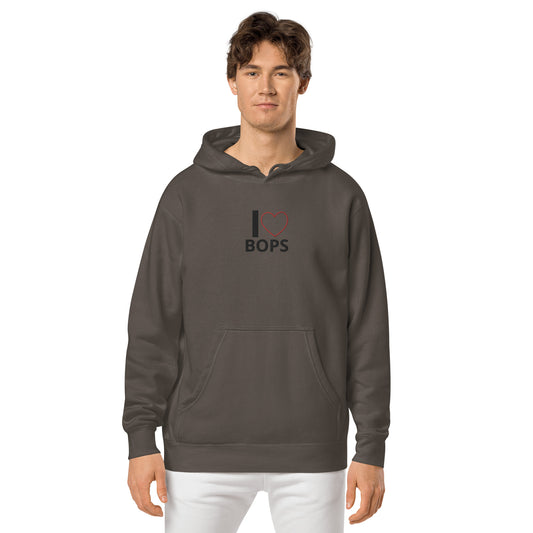 I ❤️ BOPS Embroidered Hoodie