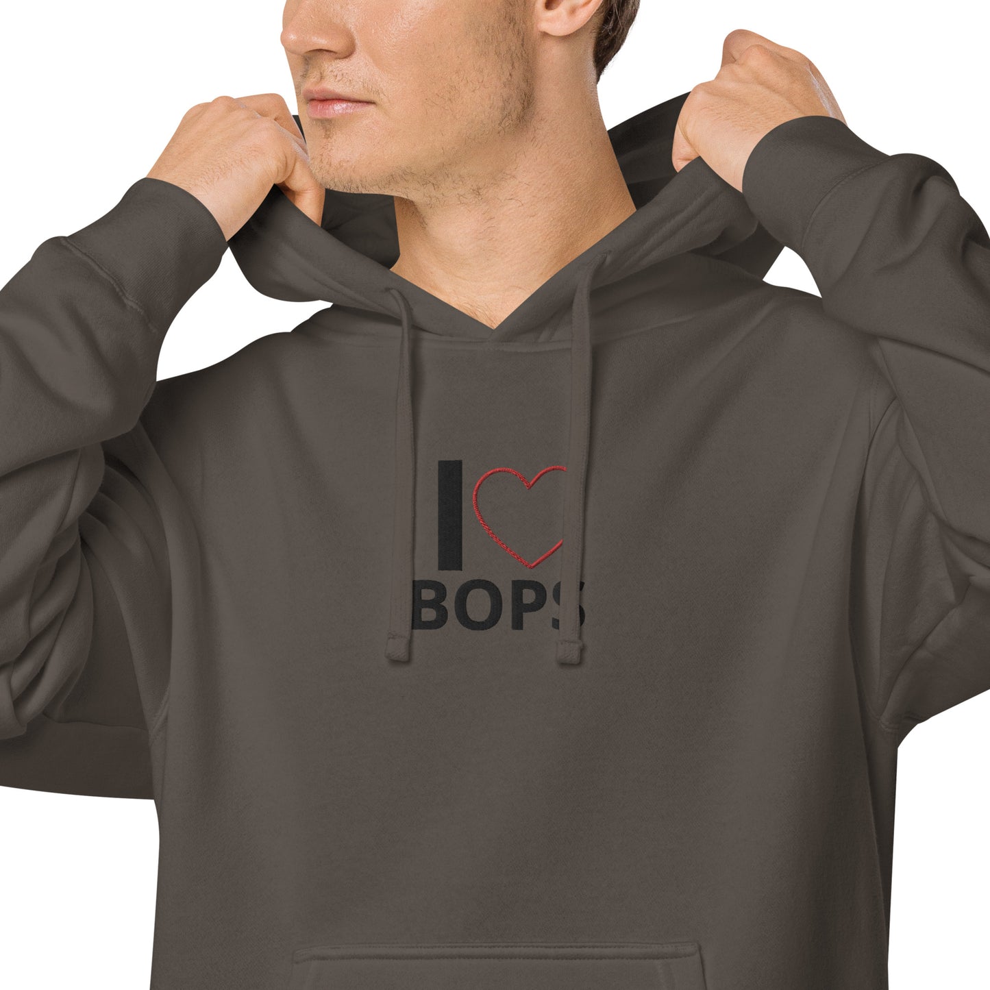 I ❤️ BOPS Embroidered Hoodie