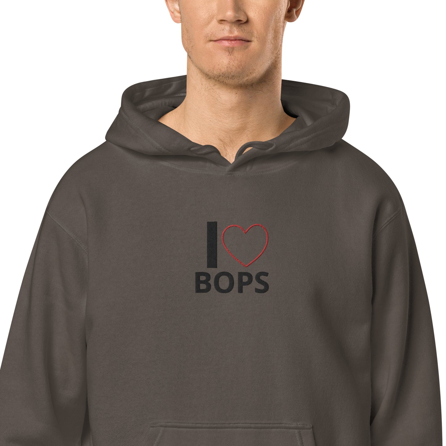 I ❤️ BOPS Embroidered Hoodie