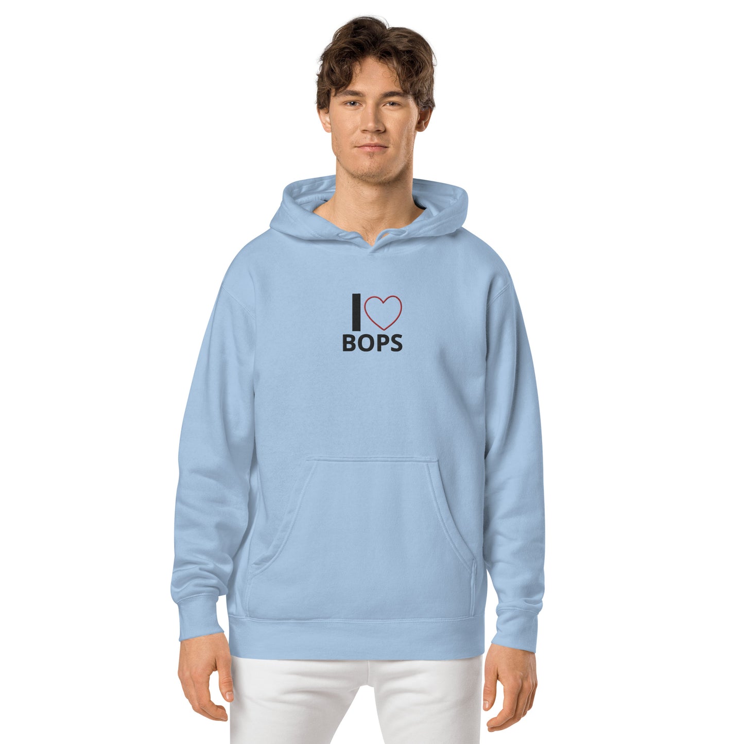 I ❤️ BOPS Embroidered Hoodie