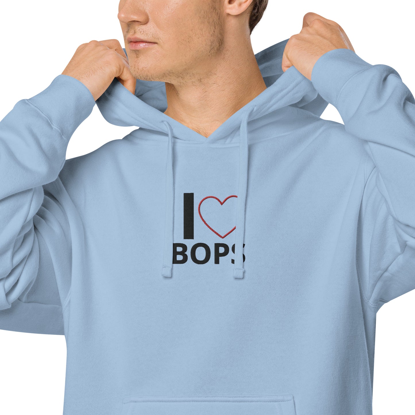 I ❤️ BOPS Embroidered Hoodie