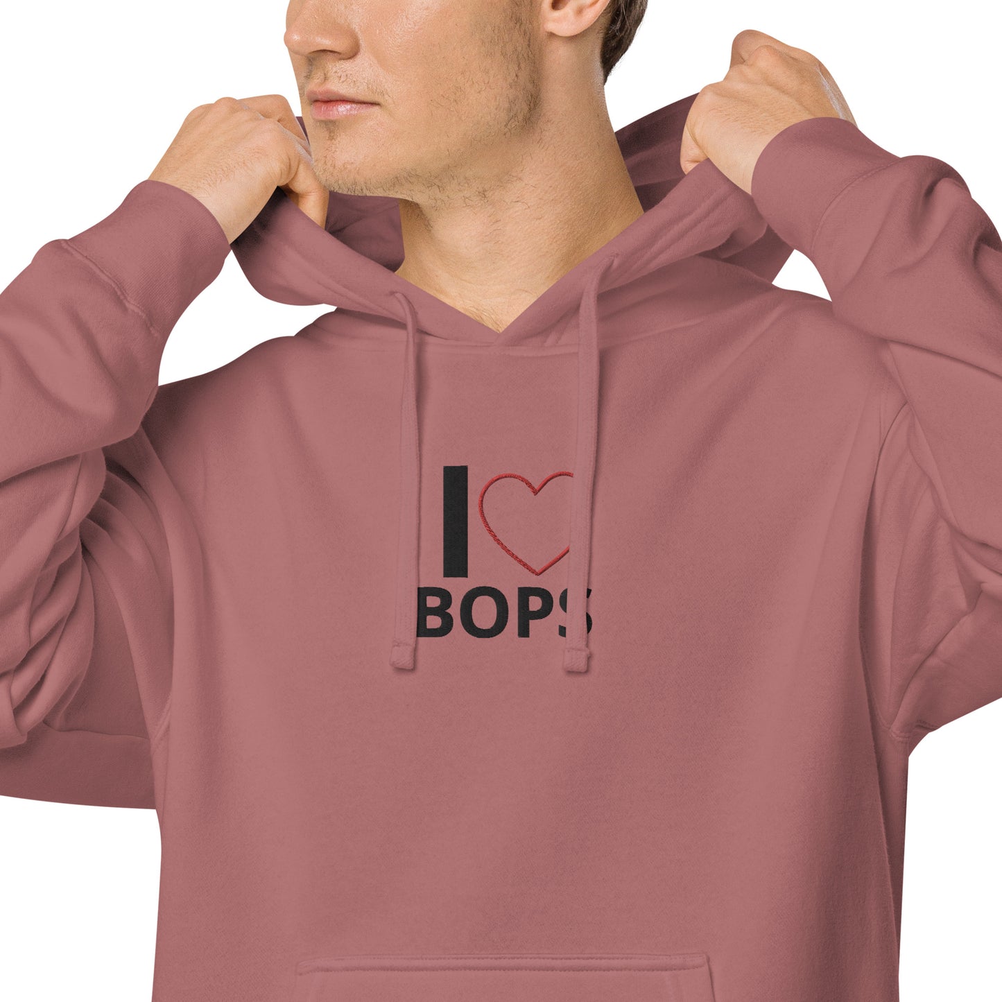 I ❤️ BOPS Embroidered Hoodie