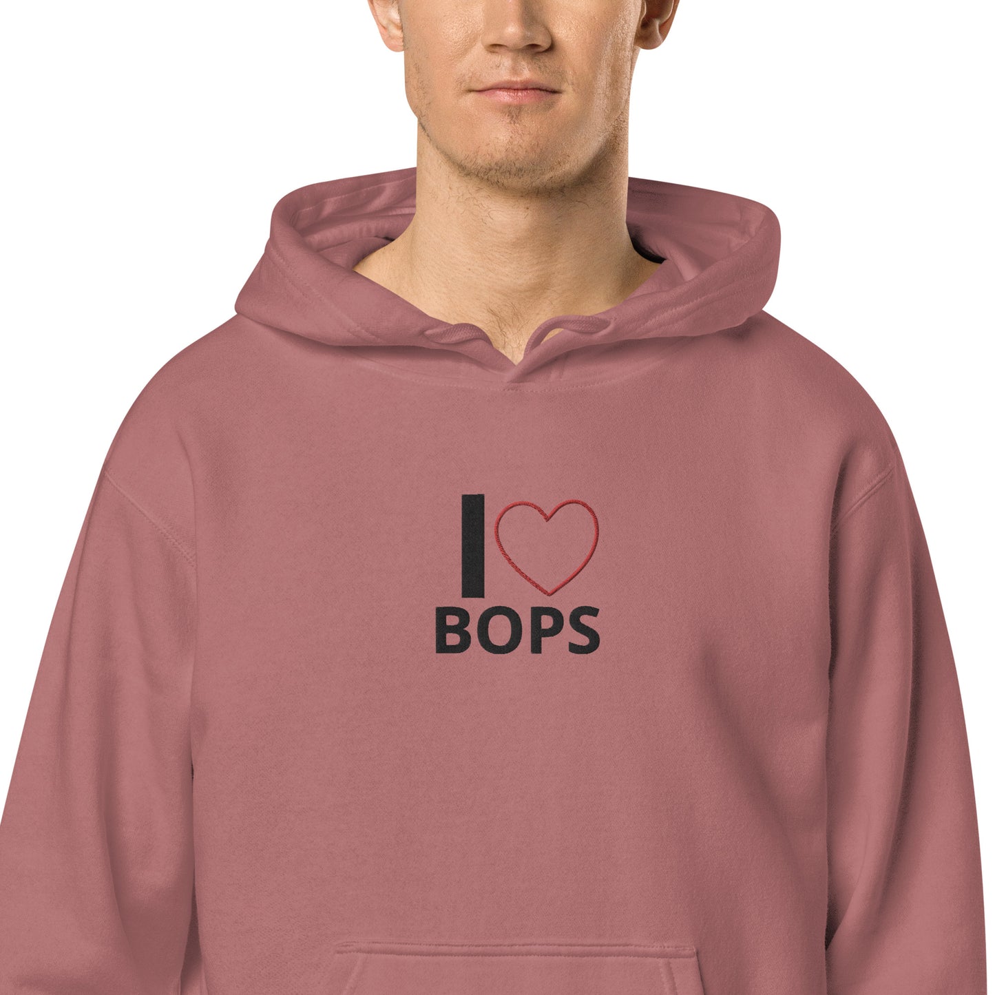 I ❤️ BOPS Embroidered Hoodie