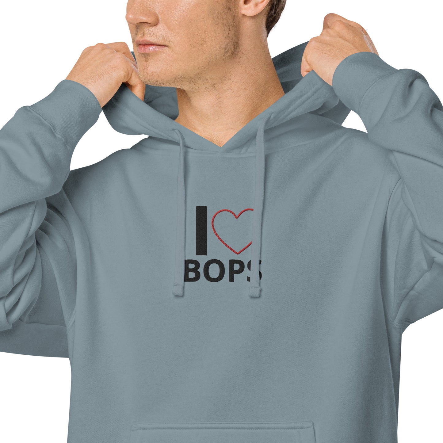 I ❤️ BOPS Embroidered Hoodie