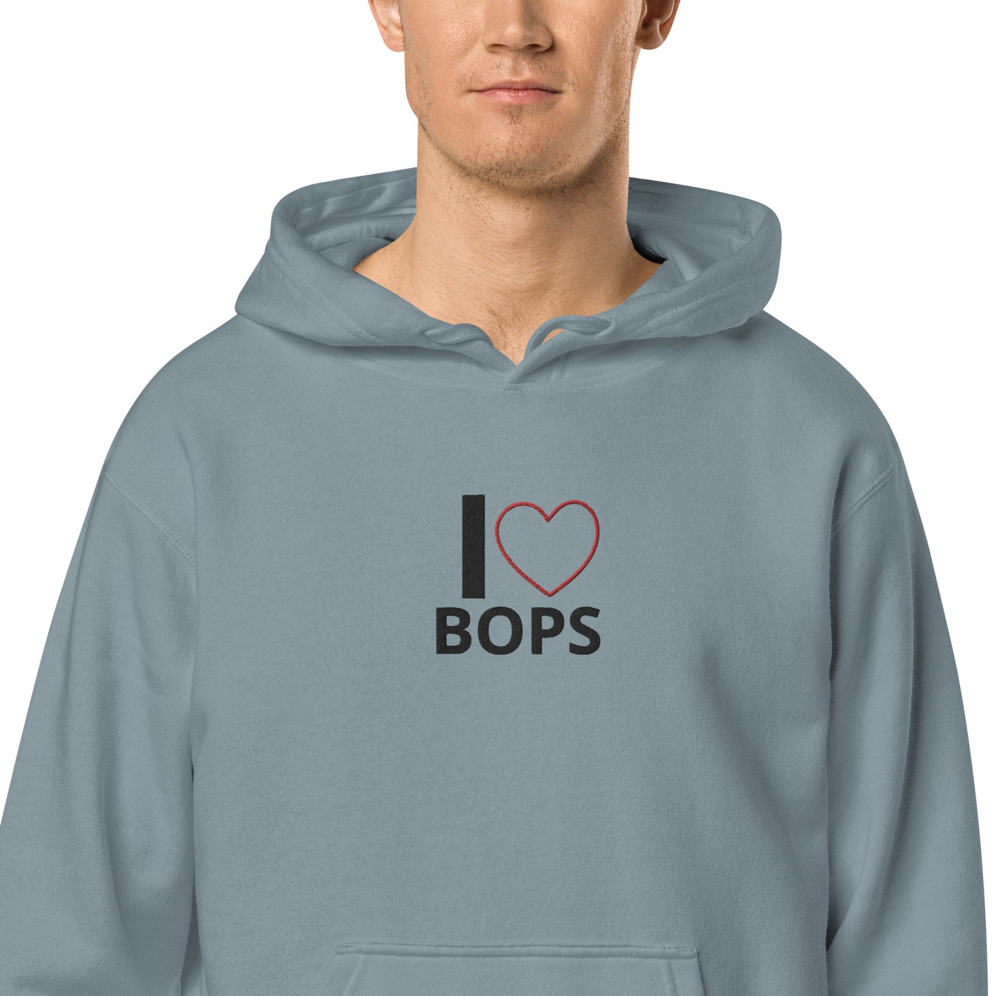 I ❤️ BOPS Embroidered Hoodie